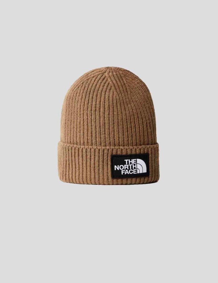 Gorro THE NORTH FACE logo box cuf beanie military olive